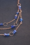 Lapis & Copper Chain Necklace