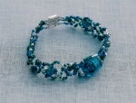 Seagreen woven bracelet